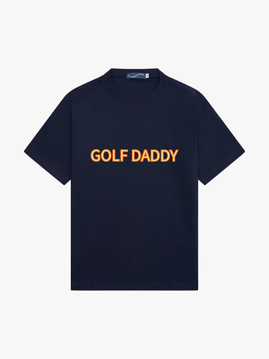 Angus And Grace Go Golfing Golf Daddy T-Shirt