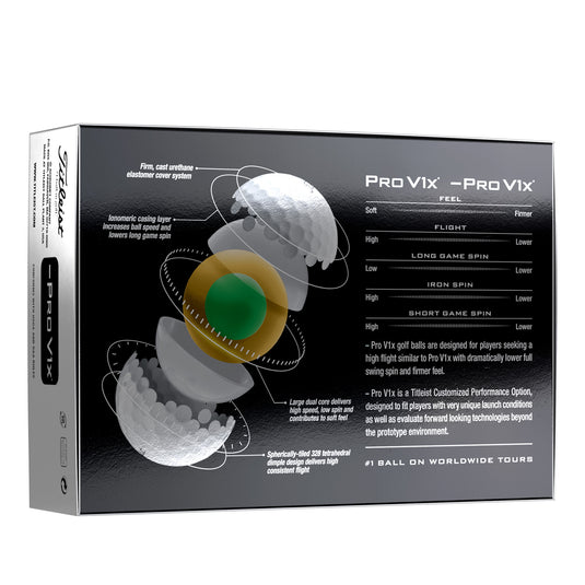 Titleist -ProV1x Left Dash Golf Balls