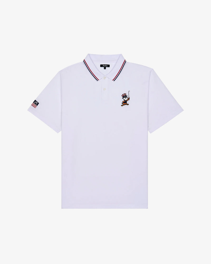 Load image into Gallery viewer, Malbon Eagle Buckets Performance Pique Polo
