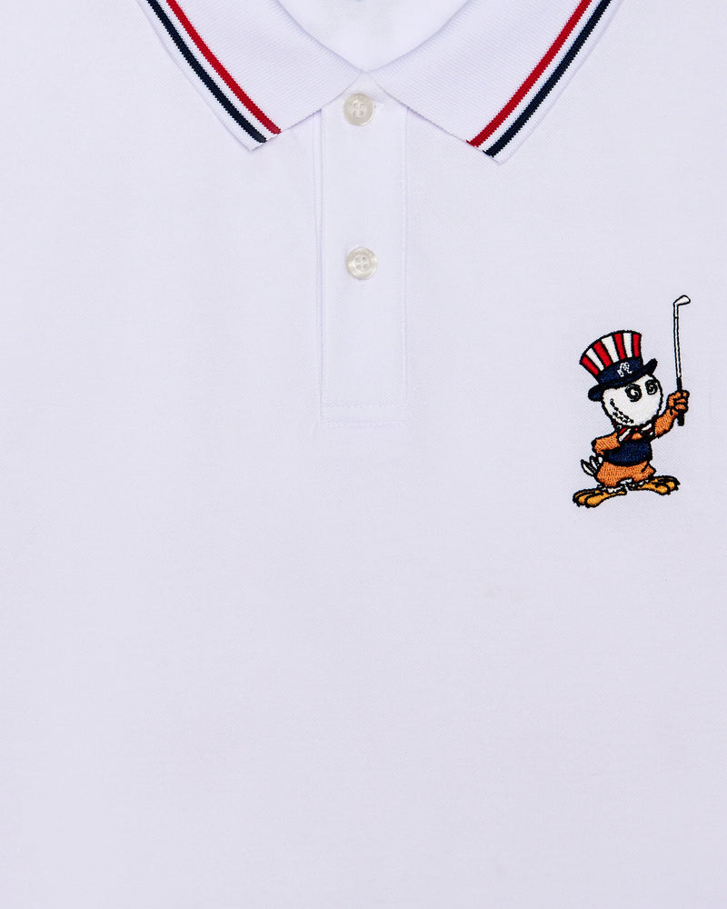 Load image into Gallery viewer, Malbon Eagle Buckets Performance Pique Polo
