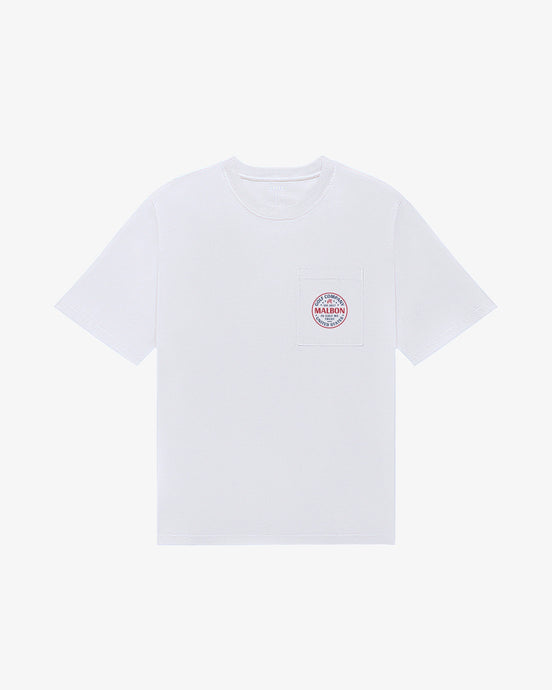 Malbon Eagle Buckets Short Sleeve Pocket Tee