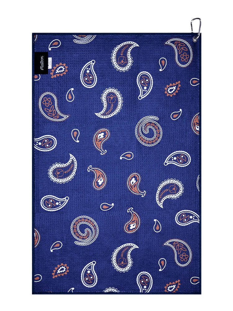 Load image into Gallery viewer, Malbon Paisley Golf Towel
