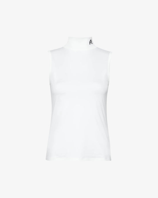 Malbon Women's Matchpoint Sleeveless Mockneck