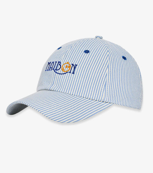 Malbon Grasse Seersucker Dad Hat