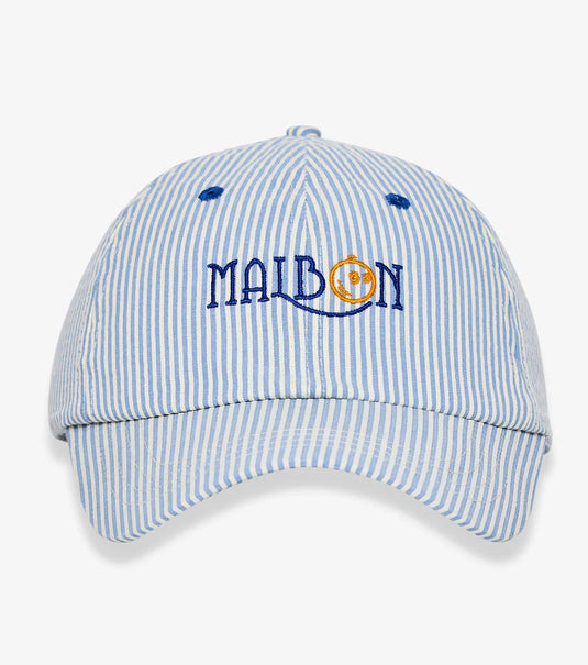 Malbon Grasse Seersucker Dad Hat