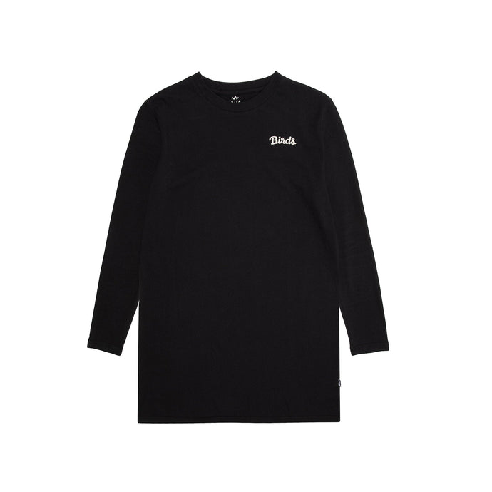 Birds L/S T-Shirt Dress